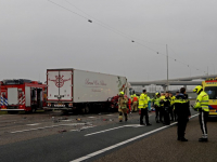 Persoon overleden bij ernstig ongeluk op de A16 Ridderkerk