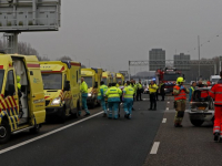 Persoon overleden bij ernstig ongeluk op de A16 Ridderkerk