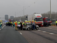 Persoon overleden bij ernstig ongeluk op de A16 Ridderkerk