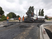 20161107 Asfaltwerkzaamheden vol in gang Brouwersdijk Dordrecht Tstolk 002