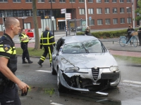 20161809 Auto over de kop geslagen Korte Parallelweg Dordrecht Tstolk 002