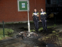 20161308 Brommer uitgebrand aan de Dr L.L. Zamenhoflaan Dordrecht Tstolk