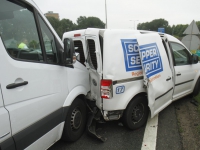 20162706 Chaos op de Randweg N3 na ongeluk met meerdere voetuigen Papendrecht Tstolk 003