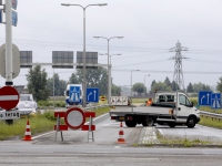 20160507 Choas in en rondom Dordrecht door stroring Drechttunnel A16 Dordrecht Tstolk 001