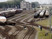 20161208 Trein verkeer stilgelegd , door lekkage op rangeerterrein Kijfhoek Zwijndrecht Tstolk 001