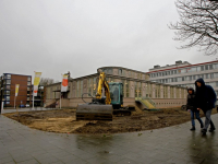 Start werkzaamheden buitenruimte Onderwijsmuseum Dordrecht