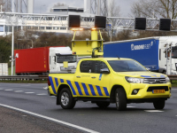 Aanrijding door onwelwording op A16 Dordrecht