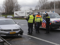 Aanrijding door onwelwording op A16 Dordrecht