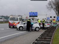 Aanrijding door onwelwording op A16 Dordrecht