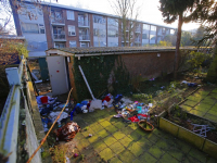 Leegstaande panden Patersweggebied grote chaos Dordrecht