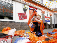 Jessie (6) klaar voor het EK voetbal