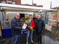 Eveline Stooker neemt afscheid van de weekmarkt in Dordrecht