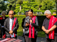 Onthulling Moluks herinneringsmonument  Essenhof Dordrecht