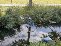 Huishouden gedumpt in biesbosch