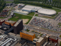 Luchtfoto Gezondsheidspark en Sportboulevard Dordrecht