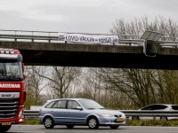 Spandoeken boven A16 Dordrecht