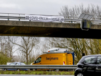 Spandoeken boven A16 Dordrecht