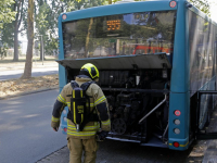 Arrivabus vat vlam op Rondweg N3