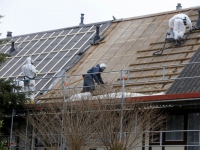 20160903 Asbest verwijderen van daken Jupiterlaan Dordrecht Tstolk 005