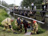 Auto in water blijkt leeg en gestolen Dordrecht