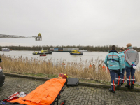 Auto te water Parkeerplaats Veerplaat Zwijndrecht