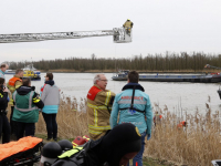 Auto te water Parkeerplaats Veerplaat Zwijndrecht