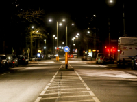 Straten leeg tijdens Avondklok Krispijnseweg Dordrecht