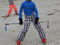 Basisscholieren op de ski’s Vogelaarsweg Dordrecht