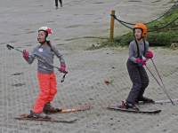 Basisscholieren op de ski’s Vogelaarsweg Dordrecht