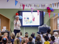 Leer en leesplein en schoolbieb geopend op de Horizon School Dordrecht