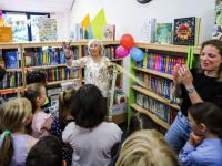 Leer en leesplein en schoolbieb geopend op de Horizon School Dordrecht