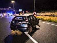 Belgsiche aangehouden bij eenzijdig ongeluk A16 Dordrecht