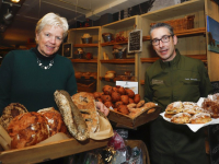 Roelie met Peter Bienefielt in lunchroom ´hartje stad´ vriesestraat Dordrecht