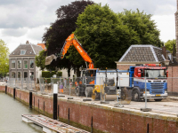 Werkzaamheden aan Lange Geldersekade Dordrecht