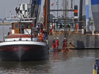 Bergingswerkzaamheden in volle gang Dordtse kil