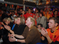 Sfeervol oranjepubliek Ned - Arg bij Cafe resaurant Merz in Dordrecht