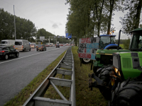 Boerenprotest actie A15 bij Papendrecht