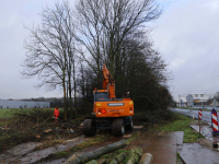 Rijkswaterstaat gestart met kappen van bomen en struiken A16