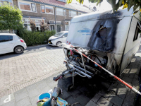 Brand in geparkeerde caravan Krispijn Dordrecht