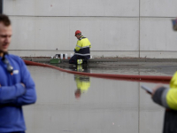 HVC brand in bunker Baanhoekweg Dordrecht