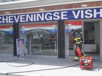 20160605 Viswinkel in brand aan het Admiraalsplein Dordrecht Tstolk
