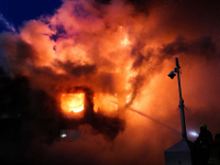 Zeer grote brand Kreekweg Zwijndrecht