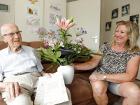 100-jarige henk schot Admiraalsplein Dordrecht