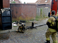 Buitenbrand in Violenstraat  Dordrecht