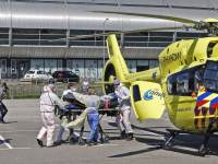 Coronapatiënten per traumaheli naar andere ziekenhuizen