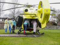 Coronapatiënten vervoerd per Traumahelikopter en Micu-ambulance naar Duitsland