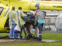 Coronapatiënten vervoerd per Traumahelikopter en Micu-ambulance naar Duitsland