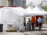 Coronatestlocatie op Dordtse Kil III Dordrecht