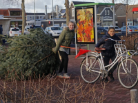 Damplein vol kerstbomen