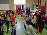 DJ Piet show zingen en dansen Prinses Julianaschool Dordrecht